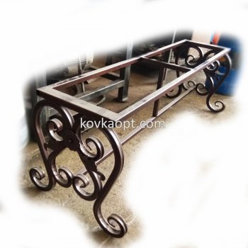 Каркас скамейки 1250х50х20мм